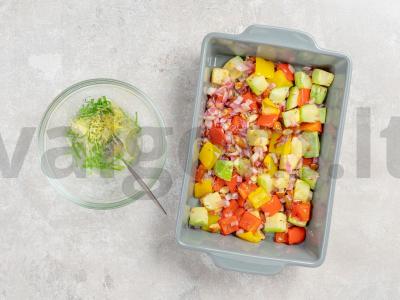 Salotos su kuskusu ir keptomis daržovėmis Žingsnis 3