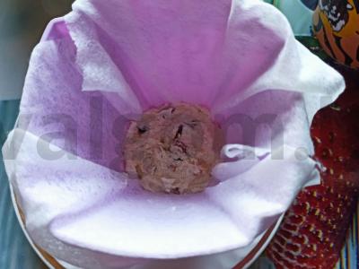 Velykos be kepinių su šokolado ir vanilės varškės šokoladu su džiovintais vaisiais Žingsnis 5