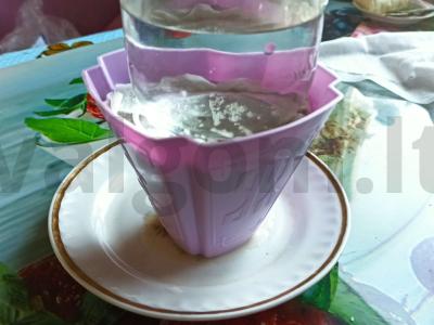 Velykos be kepinių su šokolado ir vanilės varškės šokoladu su džiovintais vaisiais Žingsnis 7