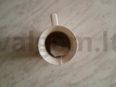 Žalioji arbata su nektarinais ir obuoliais Žingsnis 1