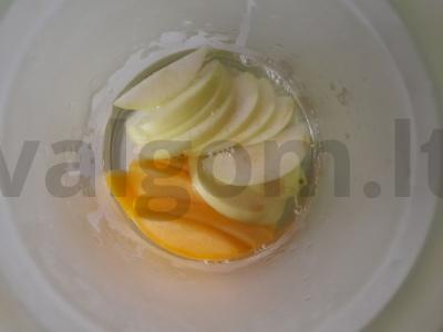 Žalioji arbata su nektarinais ir obuoliais Žingsnis 3