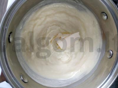 Plombiere pyragas be kepimo Žingsnis 2