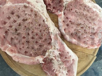 Kepta kiauliena su grikiais Žingsnis 3