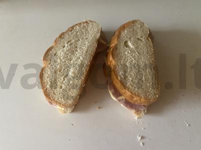 Užkandis - traškūs naminiai karšti sumuštiniai Žingsnis 5