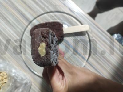 Žemės riešutų sviestas ir žemės riešutų beprotybė Žemės riešutų sviesto pudingo tortas Žingsnis 3