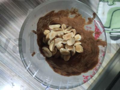 Žemės riešutų sviestas ir žemės riešutų beprotybė Žemės riešutų sviesto pudingo tortas Žingsnis 5