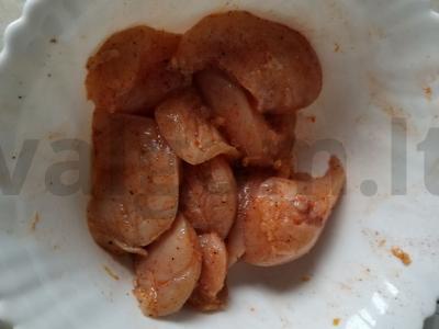 Gumbas lašiniuose Žingsnis 1