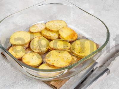 Keptas vištienos su bulvėmis Žingsnis 4