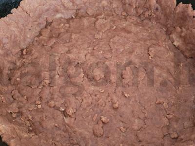 Karamelinis sūrio pyragas su bananais Žingsnis 4