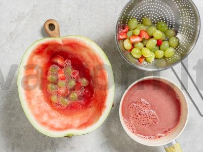 Želė su uogomis arbūze Žingsnis 4