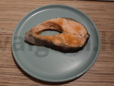 Forelės kepsnys be lašo aliejaus Žingsnis 3