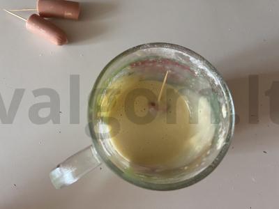 Mini dešrelės, keptos augalinio aliejaus fritūroje Žingsnis 2