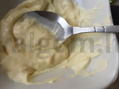 Pusryčiai lavash Žingsnis 1