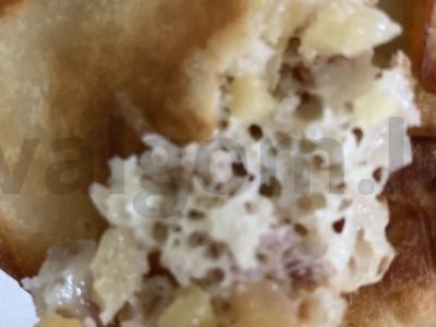 Oladiai su obuoliais ir kefyru Žingsnis 5