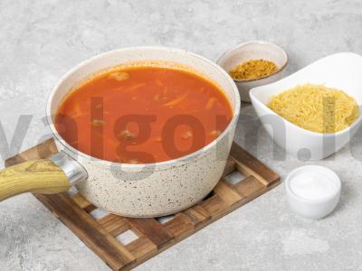 Jautienos sriuba su makaronais Žingsnis 3