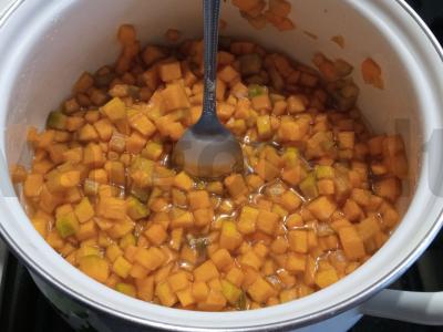 Originalus moliūgų uogienė Žingsnis 3