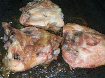 Salotos su vištiena ir alyvuogėmis Žingsnis 1