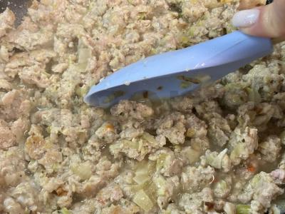 Makaronai su maltos mėsos įdaru pomidorų padaže „Švelnumas“ Žingsnis 4