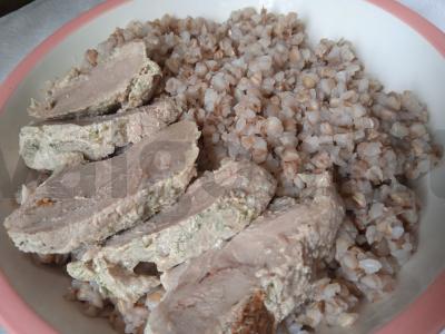 Boulė su grikiais ir kepta kiauliena Žingsnis 2