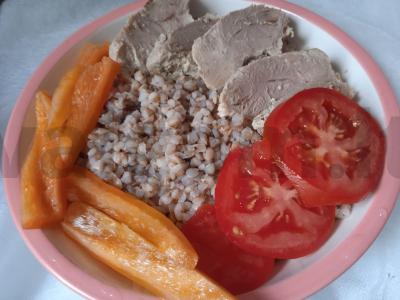 Boulė su grikiais ir kepta kiauliena Žingsnis 4