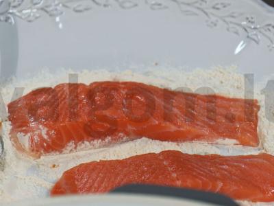 Upėtakis su grietinėlės padažu ir brokoliais Žingsnis 4