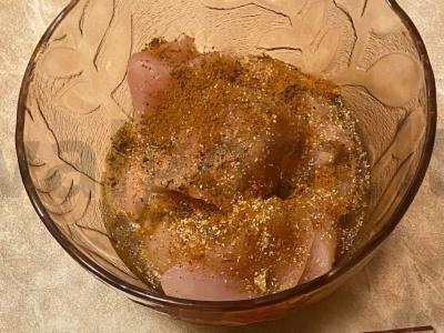 Vištienos šašlykai ant iešmų orkaitėje Žingsnis 2