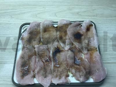 Kalakutienos filė šnicelis su sojos padažu Žingsnis 1