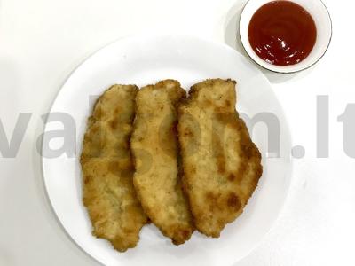 Kalakutienos filė šnicelis su sojos padažu pagrindine nuotrauka