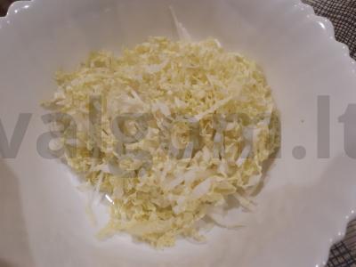 Pikantiškas salotas su avokadu ir sezamu Žingsnis 1