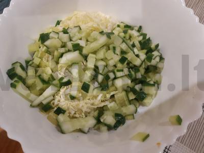 Pikantiškas salotas su avokadu ir sezamu Žingsnis 2