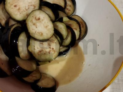 Kepti baklažanai „Pirštus nulaižysi“ Žingsnis 2