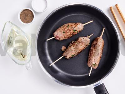 Lula kebab iš kalakutienos filė su ėriena Žingsnis 3