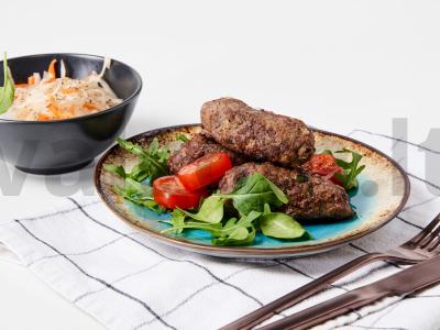 Lula kebab iš kalakutienos filė su ėriena pagrindine nuotrauka