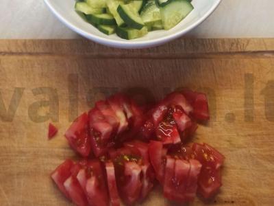 Salotos su graikišku akcentu Žingsnis 1