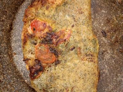 Omlete su sūriu ir pomidorais Žingsnis 5