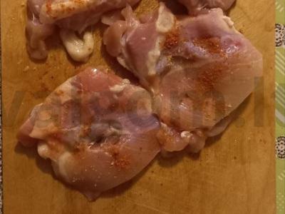 Vištienos filė kotletai sūrio tešloje Žingsnis 1