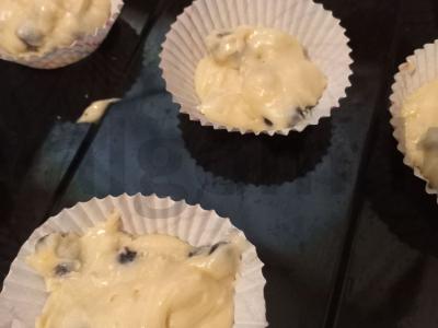 Uogų keksai su pienu ir sviestu Žingsnis 5