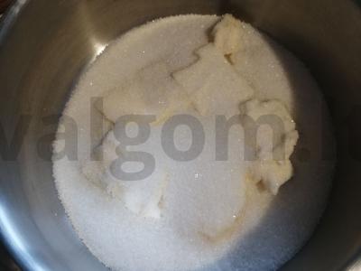 Citrinų pyragas Žingsnis 1