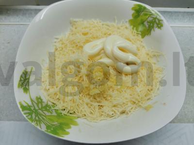 Pomidorai su sūrio ir česnako apvalkalu Žingsnis 2