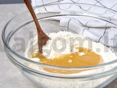 Lengvas pyragas „Oranžinė nuotaika“ Žingsnis 1