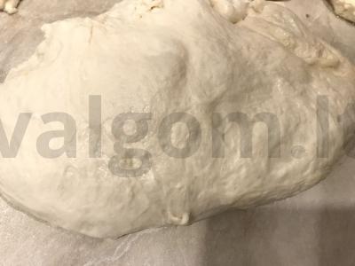 Kepti paplotėliai be įdaro Žingsnis 1