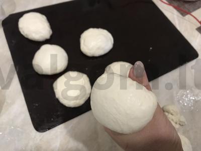 Kepti paplotėliai be įdaro Žingsnis 2