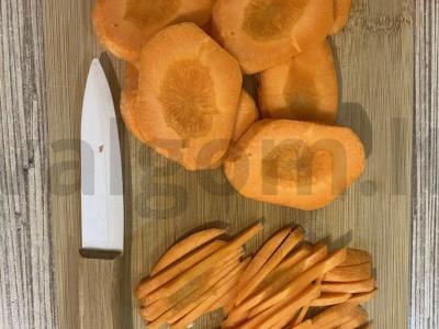 Funchosa su daržovėmis ir vištiena Žingsnis 3