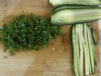 Funchosa su daržovėmis ir vištiena Žingsnis 7