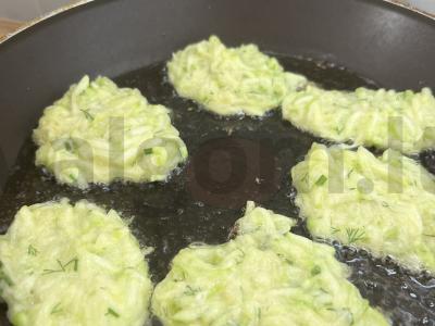 Cukinijų blynai Žingsnis 5