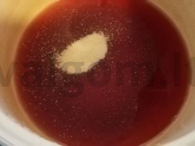 Želė „Vyšnių“ Žingsnis 2