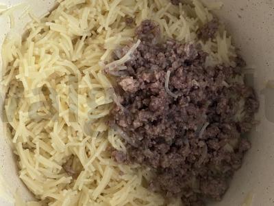 Makaronai su faršu ir sultinga petražole Žingsnis 5