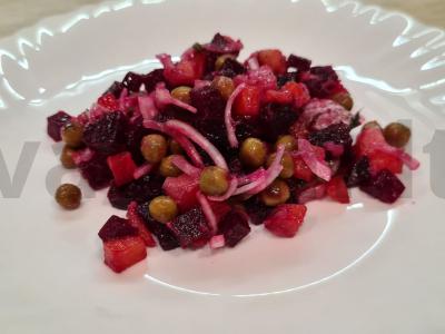 Silkė su vinigretu pagrindine nuotrauka