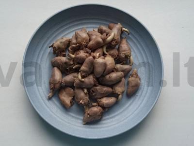 Salotas su širdelėmis ir morkomis su majonezu Žingsnis 1