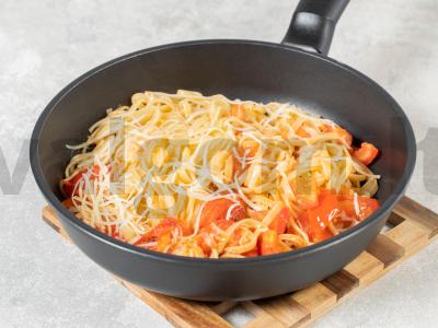 Makaronai su sūriu ir pomidorais Žingsnis 3